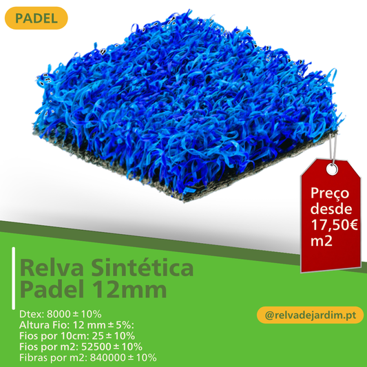 Relva Texturizada 12mm - Rolo 2 x 16,50m (33m2)